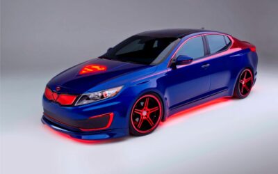 Kia Optima Hybride version Superman