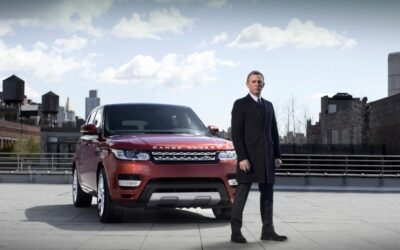 Range Rover Sport livré par James Bond (Daniel Craig)