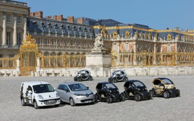 Voitures électriques Renault au Château de Versailles