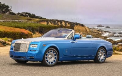 Un coupé Rolls Royce aux couleurs du Lac Majeur