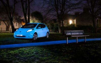 Nissan invente la Leaf qui brille dans la nuit