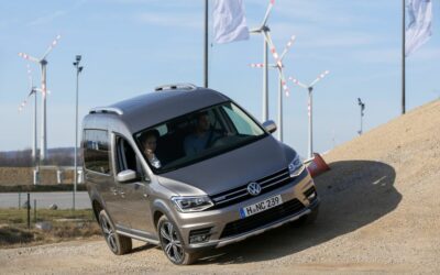 Un VW Caddy Alltrack particulièrement aventureux