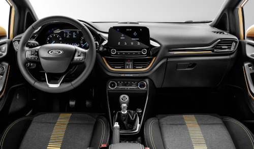Design de l'intérieur de la Ford Fiesta Active