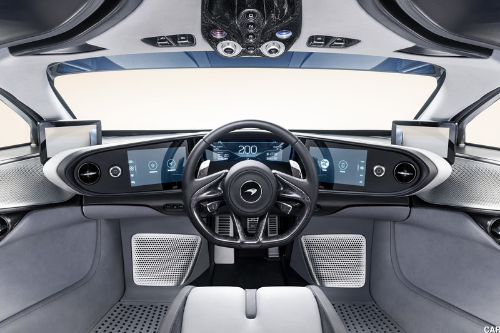 L'intérieur de la McLaren Speedtail